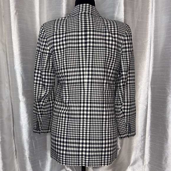 Liz Claiborne Petite Collection Linen Blend Lined Women’s 4P Button Up Blazer - Picture 4 of 8